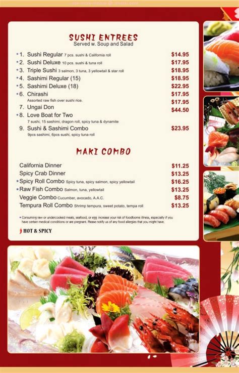 Hokkaido sushi elizabethtown menu  (717) 361-2988